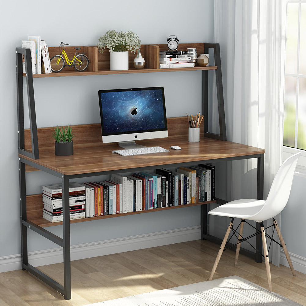 Computer Desk with Hutch